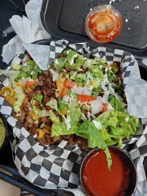 Frito pie at Vegan Vato in Albuquerque