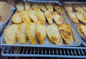 Empanadas with vegan opy  at Mate Conmigo in Northridge