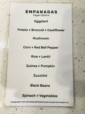 Vegan empanadas!  at Mate Conmigo in Northridge