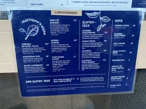 Lunch and dinner menu  at Chop 'n Chill in South West Rocks