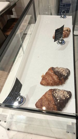 display of bakery items at La Petite Fauxmagerie in Newtown