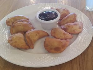 Very simple presentation 🤷 at Soodi Pierogarnia in Bialystok