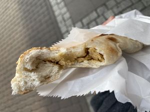 Hummus jalapeño   at Luna Covrigaria in Poznan