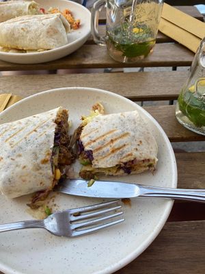 Burrito wrap at Alive Bistro in Marsalforn