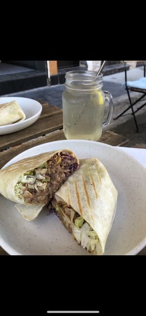 Lentil Wrap at Alive Bistro in Marsalforn