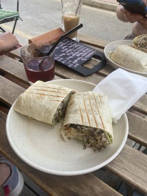 Quinoa wrap ❤️  at Alive Bistro in Marsalforn