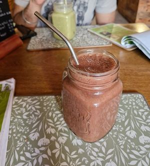 Chocolate smoothie at Alive Bistro in Marsalforn