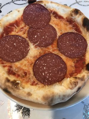 Vegan Pizza Salami  at L'angolino  in Stuttgart