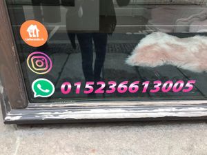 Contact info at Royal Donuts in Leipzig