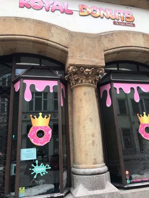 Storefront at Royal Donuts in Leipzig