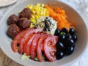 Ensalada Vegan power at Bioloco in Madrid