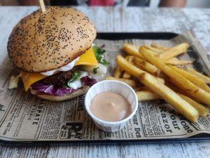 Hamburguesa Bioloco at Bioloco in Madrid