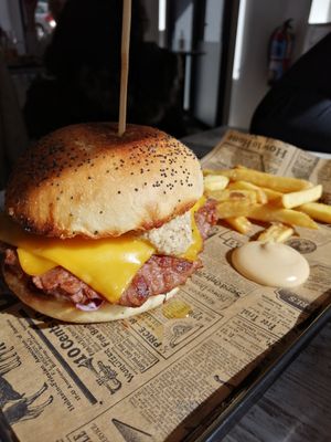 beyond con queso y crema de nueces at Bioloco in Madrid