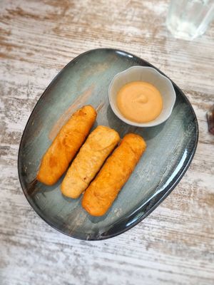 Tequeños, riquísimos. at Bioloco in Madrid