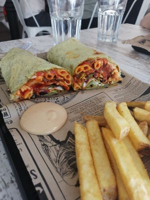 Italian burrito at Bioloco in Madrid