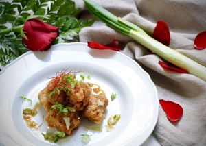 Vegan Fried Chicken at Bar de Junbo in Tokyo