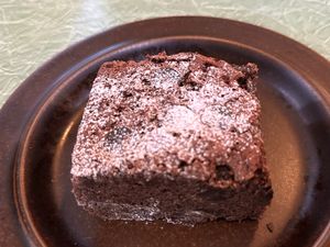 Vegan brownie   at Uraidla Brewery in Uraidla