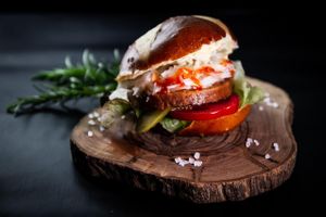 Burger  at Bäristo Vegan Deli in Kiel