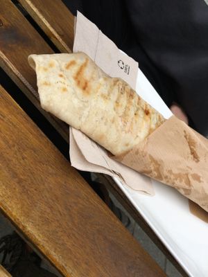 Burger-Wrap, gegrillt at Bäristo Vegan Deli in Kiel