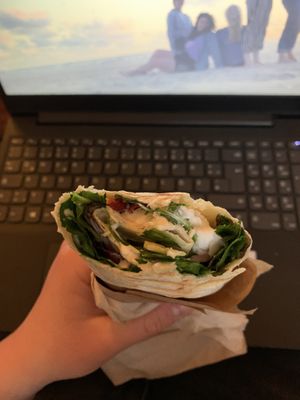 „Feta“-Wrap  at Bäristo Vegan Deli in Kiel