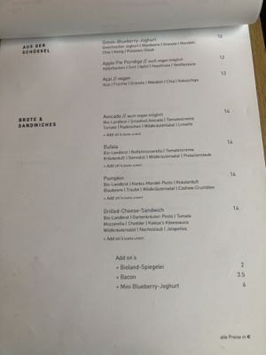 Menu  #Veganuary at Kaleya in Stuttgart