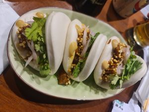 Bao at Rock and Rolls Vegan Sushi in Panama City