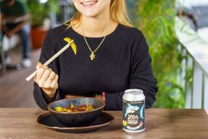 OceanSalt Edamame at Rock and Rolls Vegan Sushi in Panama City