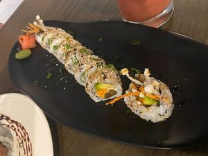Psychedelic Roll at Rock and Rolls Vegan Sushi in Panama City