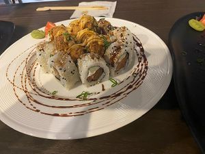 Red Ocean Roll at Rock and Rolls Vegan Sushi in Panama City