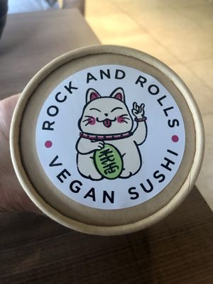   at Rock and Rolls Vegan Sushi in Panama City