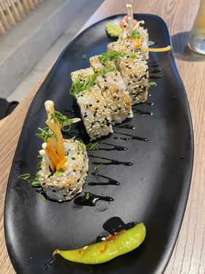   at Rock and Rolls Vegan Sushi in Panama City
