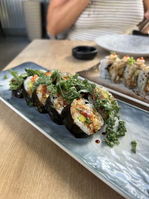   at Rock and Rolls Vegan Sushi in Panama City