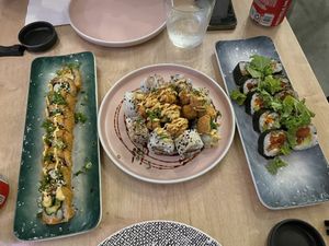   at Rock and Rolls Vegan Sushi in Panama City