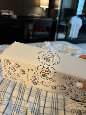 Delivery 👍🏽  at Rock and Rolls Vegan Sushi in Panama City