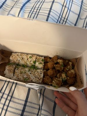   at Rock and Rolls Vegan Sushi in Panama City