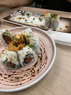   at Rock and Rolls Vegan Sushi in Panama City