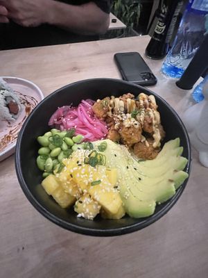   at Rock and Rolls Vegan Sushi in Panama City