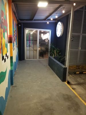 Entryway at Rock and Rolls Vegan Sushi in Panama City