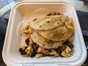 Tofu scramble. at Snooze in Austin