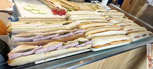 Sandwichs at Veganissim in Paris