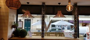 Inside at Veganissim in Paris