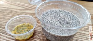 Pudding chia at Veganissim in Paris