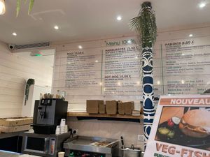 Inside the shop at Veganissim in Paris