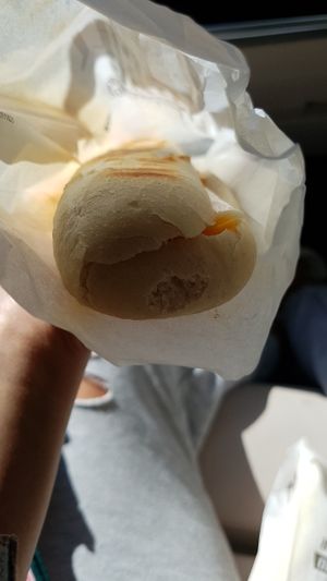 Panini 3 cheeses at Veganissim in Paris