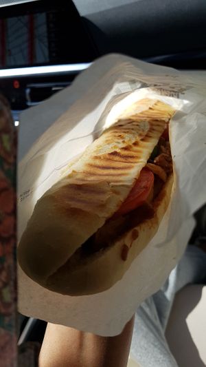 Vegan kebab at Veganissim in Paris