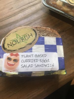 Grab and go sandwich at Nourish Deli & Bakery in St Albans