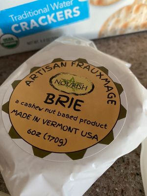 Vegan Brie  at Nourish Deli & Bakery in St Albans