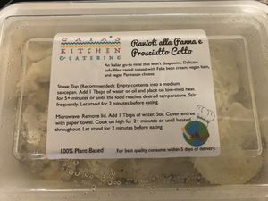 Ravioli  at Gaia's Kitchen and Catering in Raleigh