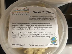 Mac and cheese  at Gaia's Kitchen and Catering in Raleigh