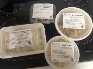 Our dishes  at Gaia's Kitchen and Catering in Raleigh